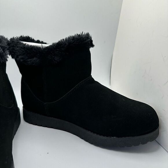 CUSHIONAIRE Cozy Boot 8 BLACK - Picture 6 of 7